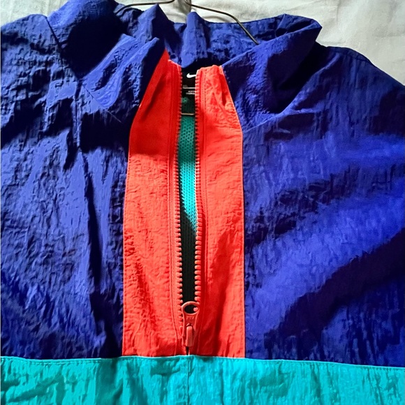 Stylish Men’s tricolor Nike flight pullover, lined track jacket; Sz 3X - Picture 4 of 8